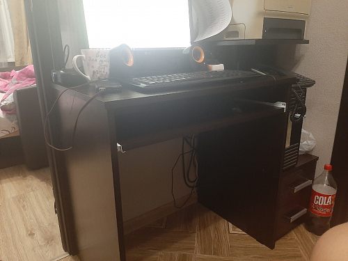 Компьютерный стол Джаз-24 правый дуб сонома фото покупателя 72