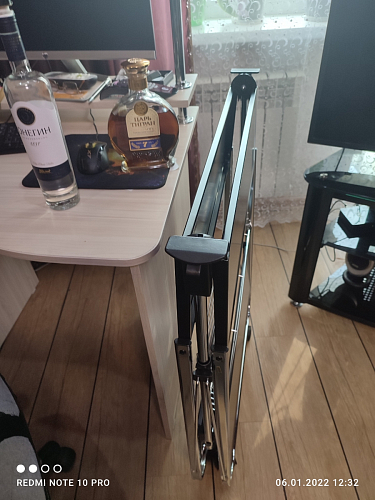 Столик сервировочный SC-5119 складной черный фото покупателя 11