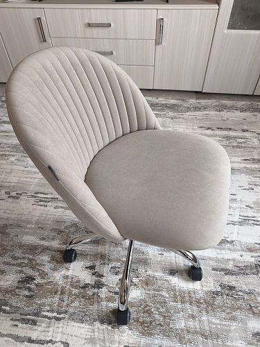 Компьютерное кресло Melody/Мелоди молочное фото покупателя 57