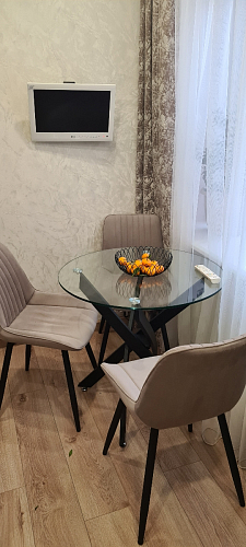 Стул на металлокаркасе Седа 360 К латте (velutto 08) / белый фото покупателя 16