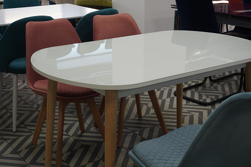 Деревянный стул Bonuss light gray / wood из шоурума 8