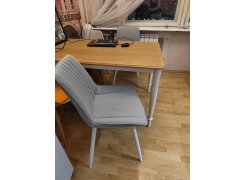 Стул на металлокаркасе Вейв П темно-серый / черный фото покупателя 180