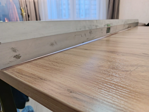 Стол Лота Лофт 120 32 мм бетон / черный матовый фото покупателя 505