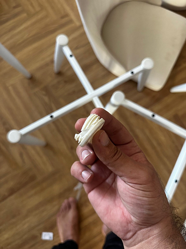 Стул на металлокаркасе Kora black / gray фото покупателя 380