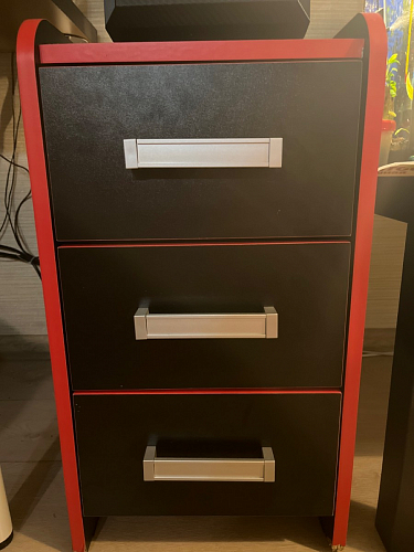 Тумба Ханна черная / красная  - Уцененный экземпляр фото покупателя 158