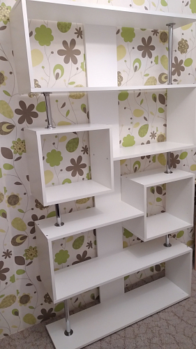 Стеллаж СТ-2 венге / беленый дуб фото покупателя 4