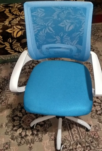 Компьютерное кресло Ergoplus light gray / white фото покупателя 42