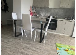 Стол Лота Лофт 140 25 мм юта / белый матовый фото покупателя 271