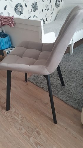 Стул на металлокаркасе Челси К бирюзовый / черный фото покупателя 180