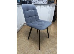 Стул на металлокаркасе Чилли синяя ткань / белый фото покупателя 514