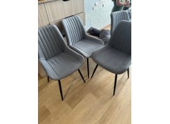 Стул на металлокаркасе Вейв темно-серый / черный фото покупателя 121