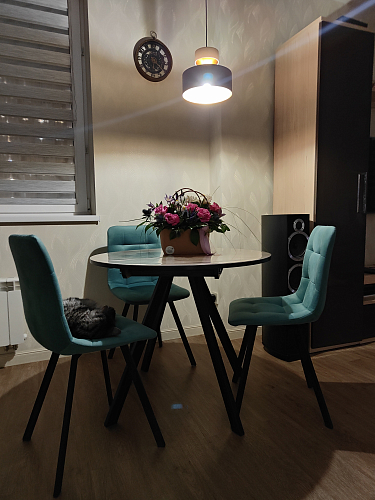 Стул на металлокаркасе Чилли светло-серый / белый каркас фото покупателя 710