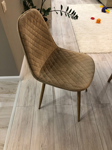 Стул на металлокаркасе Capri голубой фото покупателя 80