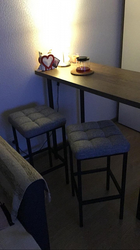 Барный стул Лофт линкольн белый / белый матовый фото покупателя 255