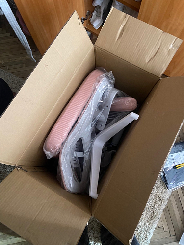 Компьютерное кресло Konfi gray / blue / white фото покупателя 139