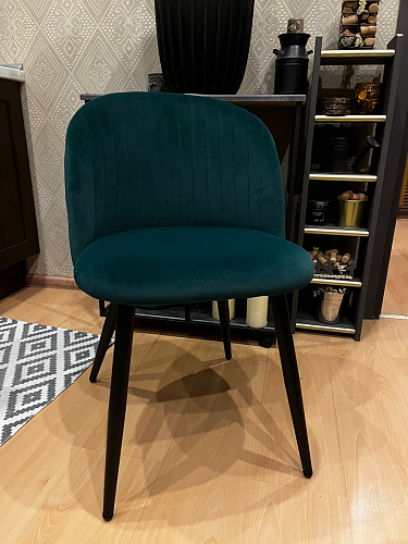 Стул на металлокаркасе Gabi latte / gold / black фото покупателя 775