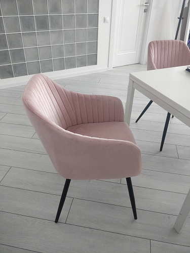 Стул на металлокаркасе Slam dark beige фото покупателя 50