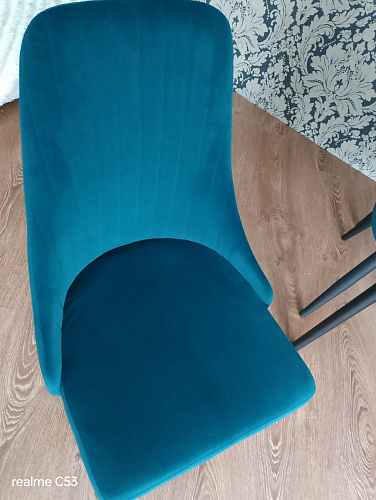 Стул на металлокаркасе Kora gray / black фото покупателя 359