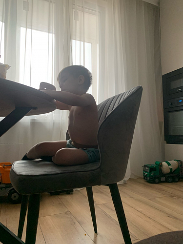 Стул на металлокаркасе Kosta серый фото покупателя 1