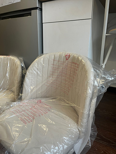 Стул на металлокаркасе Gabi gray / black фото покупателя 387