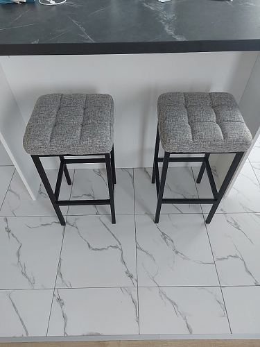 Барный стул Лофт катания минт / белый матовый фото покупателя 312