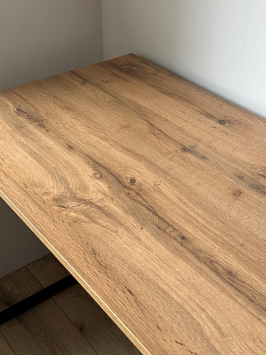 Письменный стол Клер Лофт дуб делано светлый / белый матовый фото покупателя 28