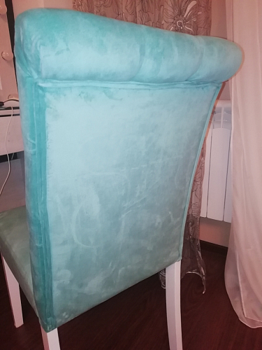 Стул Amelia white / fabric cream фото покупателя 14