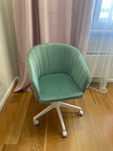 Компьютерное кресло Тибо confetti chocolate / белый фото покупателя 209