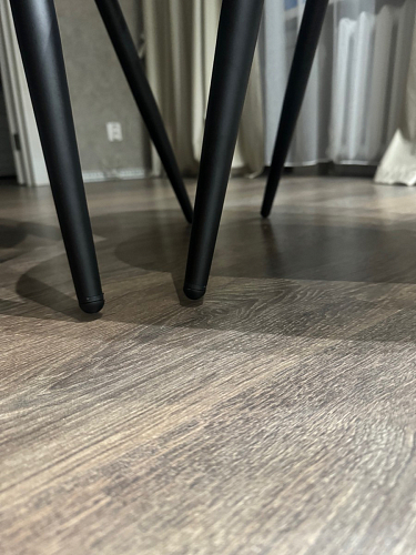 Стул на металлокаркасе Gabi 1 beige / black фото покупателя 577