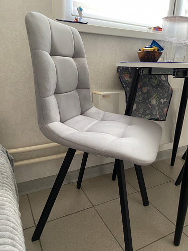 Комплект стульев Чилли 2 шт бежевый / черный фото покупателя 1416