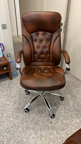 Компьютерное кресло Rich коричневое фото покупателя 5