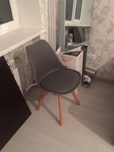 Деревянный стул Bonuss black / black фото покупателя 57