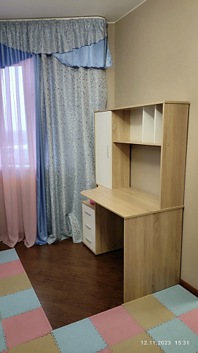 Компьютерный стол КСТ-16 левый дуб сонома / белый фото покупателя 75