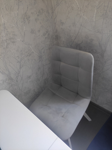 Стул на металлокаркасе Чилли черный / зеленый фото покупателя 1383