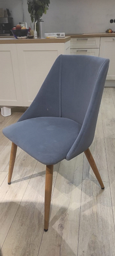 Стул на металлокаркасе Morgan dark gray фото покупателя 11