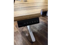 Компьютерный стол Маркос 140х80 светло-серый / черный фото покупателя 32