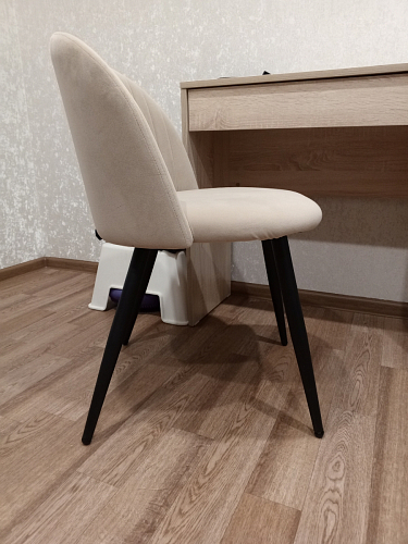 Стул на металлокаркасе Gabi gray / black фото покупателя 513