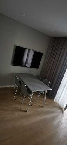 Стол Тринити Лофт 120 32 мм дуб галифакс табако / черный матовый фото покупателя 846