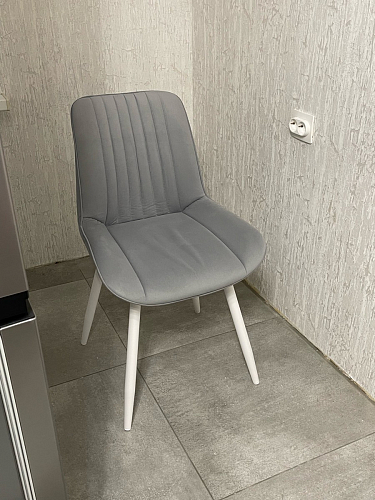 Стул на металлокаркасе Седа К кирпичный / черный фото покупателя 22