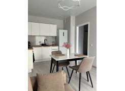 Стул на металлокаркасе Вейв светло-серый (hl 63) / 10К черный каркас фото покупателя 28