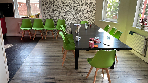 Деревянный стул Bonuss green / grey фото покупателя 15