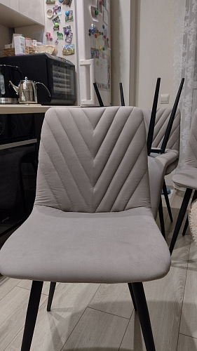 Стул на металлокаркасе Ральф синий / черный фото покупателя 9