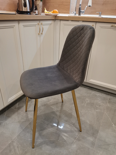 Стул на металлокаркасе Dabl wine red фото покупателя 109