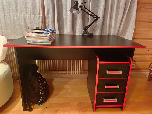 Тумба Ханна черная / красная - Уцененный экземпляр фото покупателя 40