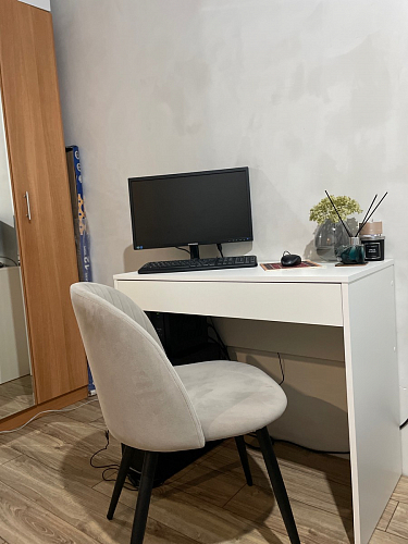 Стул на металлокаркасе Gabi gray / black фото покупателя 807