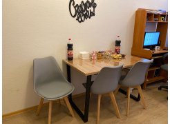 Стол Лота Лофт 140 25 мм черный матовый / бетон фото покупателя 31