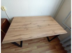 Стол Лота Лофт 120 25 мм сабия / черный матовый фото покупателя 277