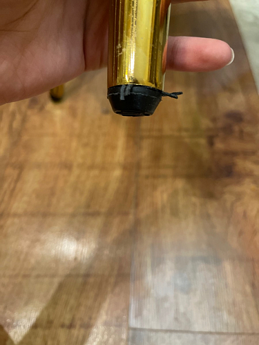 Стул на металлокаркасе Gabi 1 light purple / black / gold фото покупателя 143