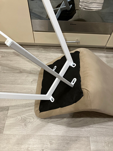 Стул на металлокаркасе Чилли зеленый / черный фото покупателя 981