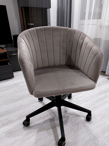 Компьютерное кресло Тибо 01 светло-коричневый / черный фото покупателя 58